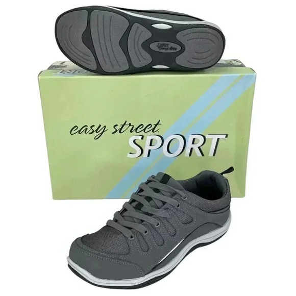 Easy Street Sport Ellen Grey Womens Sneakers 6.5M - Picture 8 of 8